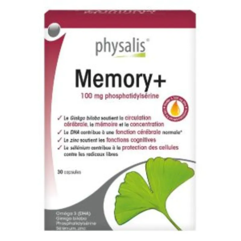 Physalis Memoire 100mg 30 capsules –  | Parasativa Maroc