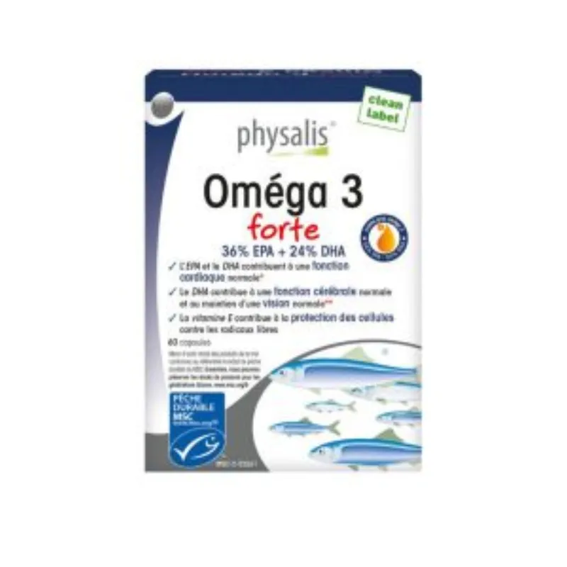 Physalis Omega 3 forte 60 Soft Gelules –  | Parasativa Maroc