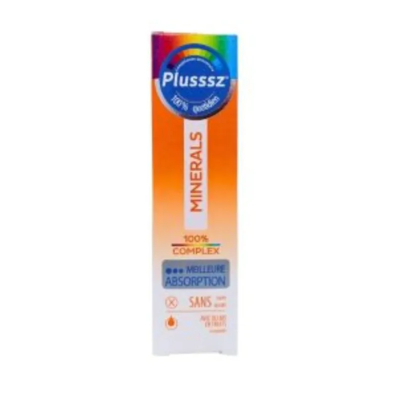 Plusssz Minerals Boite 20 Comprimes –  | Parasativa Maroc