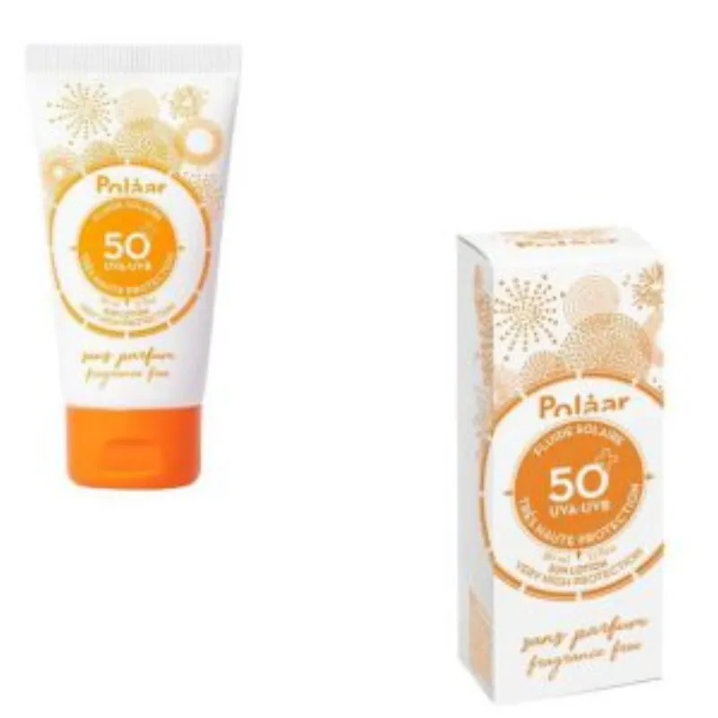 Polaar Ecran Fluide solaire 50+ sans parfum 50ml –  | Parasativa Maroc