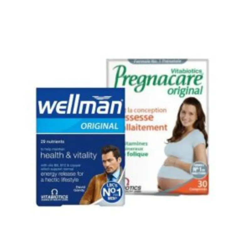 Pregnacare 30 Comprimes +Wellman 30 Comprimes PACK –  | Parasativa Maroc