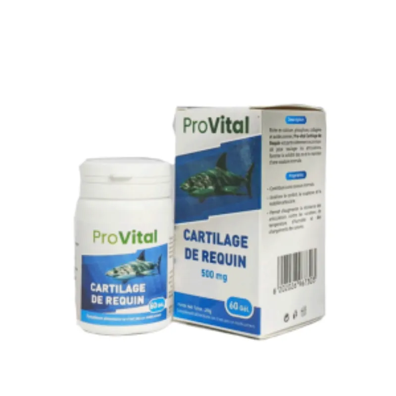 Pro Vital Cartilage De Requin 500mg 60 Gelules –  | Parasativa Maroc