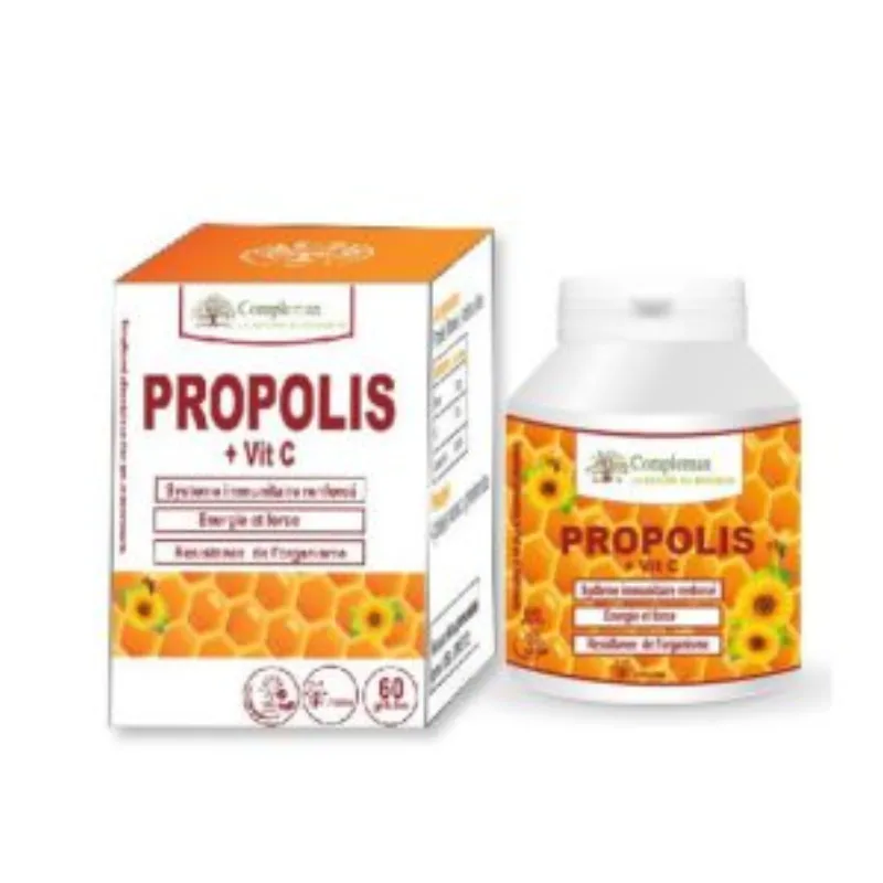 Complemax Propolis + Vitamine C 250mg 60 gelules –  | Parasativa Maroc