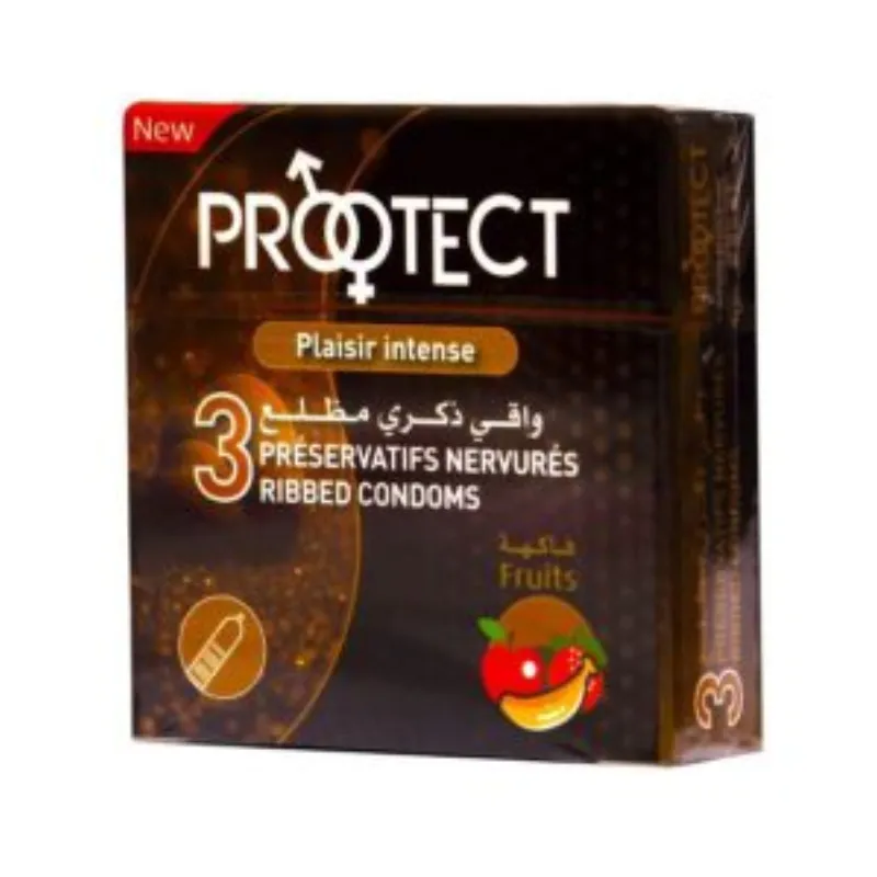 Protect Preservatifs Fruits 3 Pieces –  | Parasativa Maroc