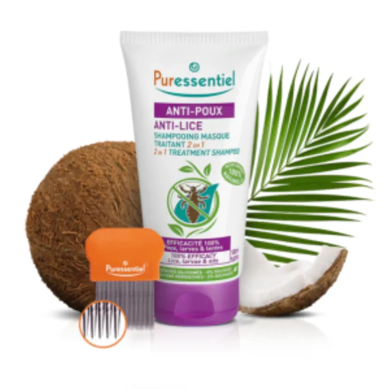 Puressentiel Anti-poux Shampoing Masque Traitant 2en 1 150ml –  | Parasativa Maroc
