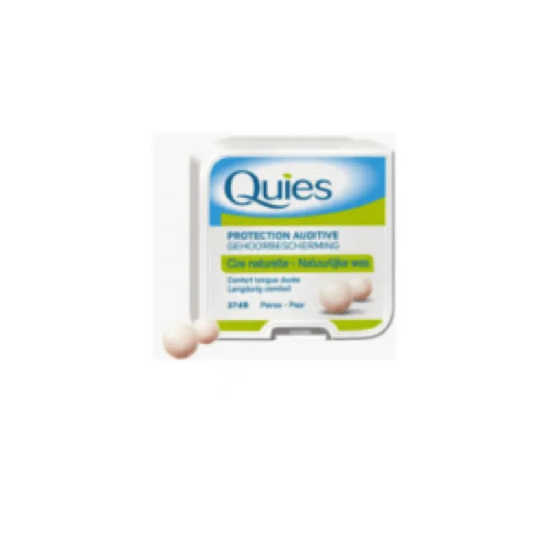 QUIES Protection Auditive Cire Naturelle Tube 2 Paires –  | Parasativa Maroc