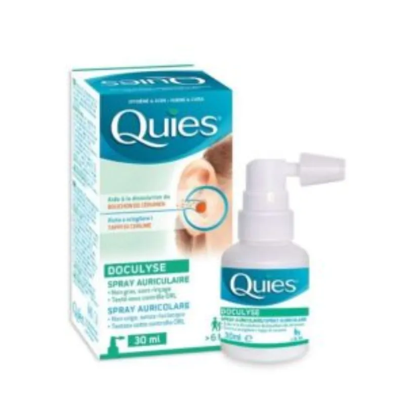 Quies Doculyse Anti Bouchon de Cerumen 30Ml –  | Parasativa Maroc