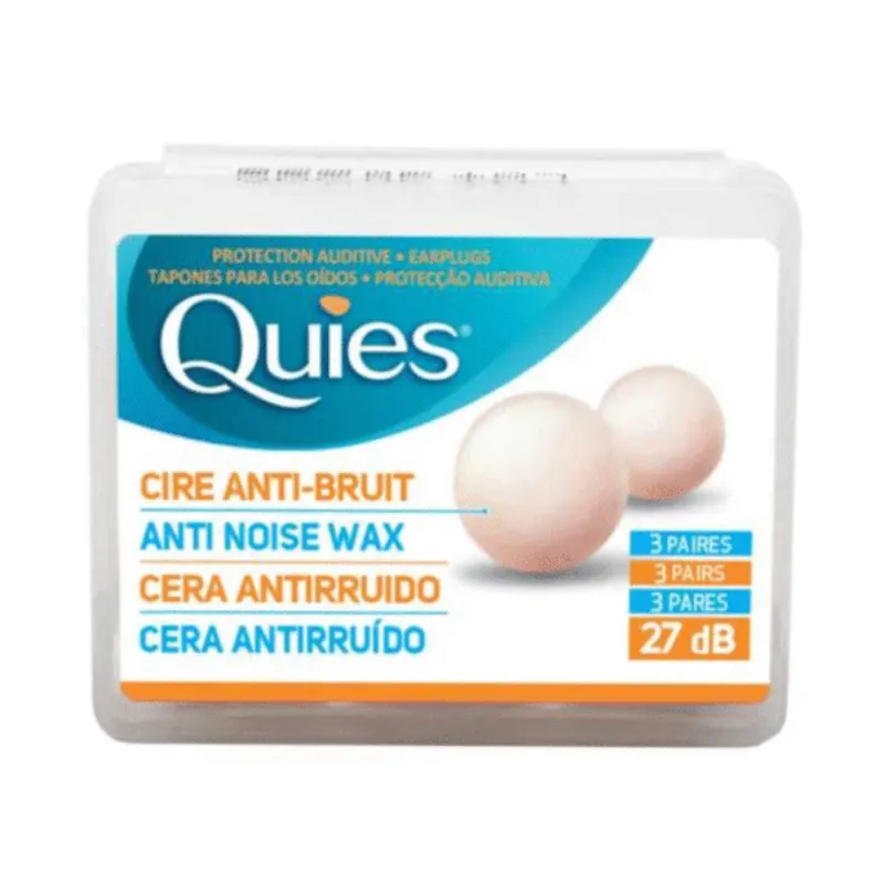 Quies Cire Anti-bruit 3 Paires –  | Parasativa Maroc