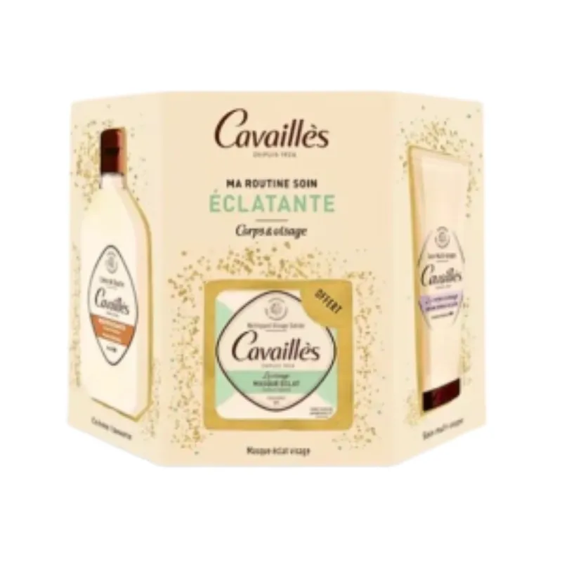 Roge Cavailles Coffret Eclatante Creme Miraculeuse+Creme Douche Nourissante+Savon