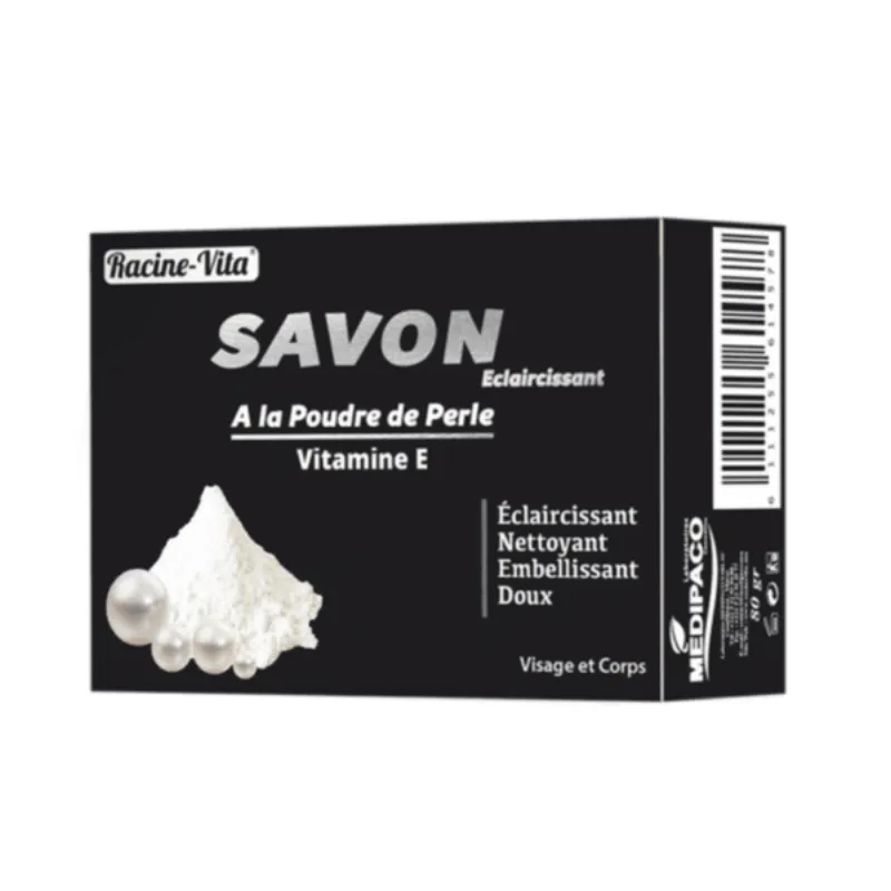 Racine Vita Savon A la poudre de perle Vitamine E 80g –  | Parasativa Maroc