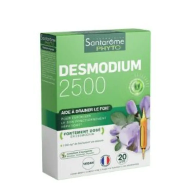 SANTAROME DESMODIUM 2500 20 AMPOULES –  | Parasativa Maroc