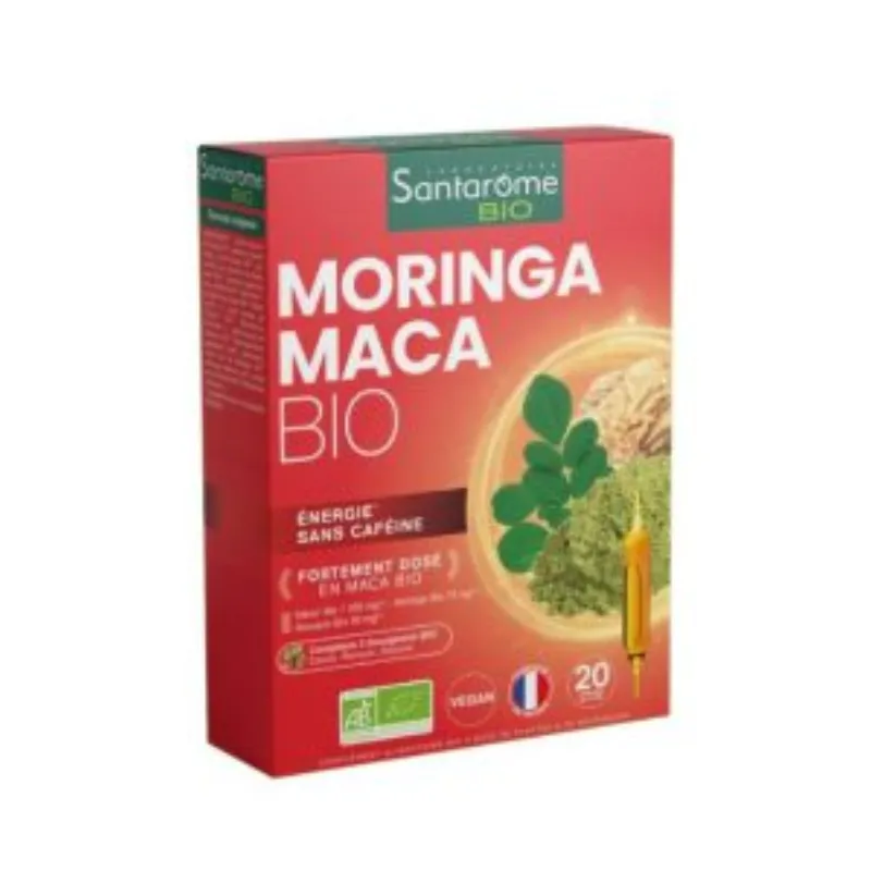 SANTAROME MORINGA MACA 20 AMPOULES –  | Parasativa Maroc