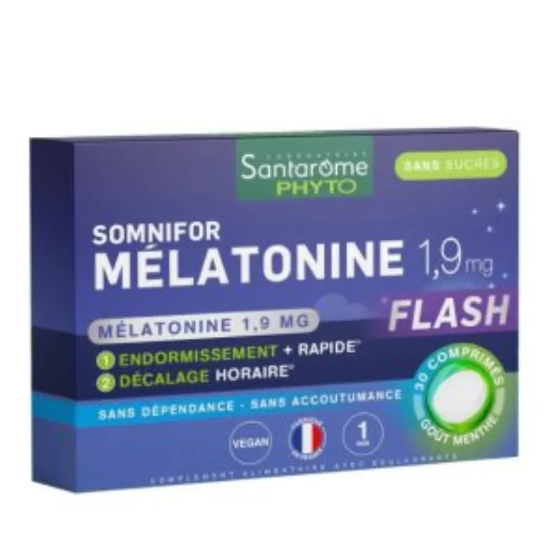SANTAROME SOMNIFOR MELATONINE 1,9MG 30 COMPRIMES –  | Parasativa Maroc