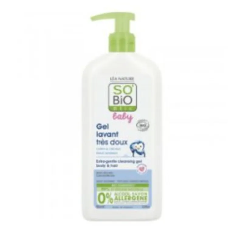 SO BIO BABY GEL LAVANT TRES DOUX 500ML –  | Parasativa Maroc
