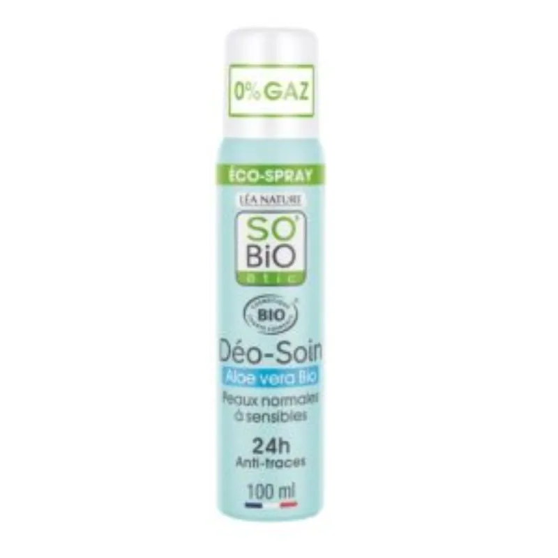 SO BIO DEODORANT SPRAY ALOE VERA 100ML –  | Parasativa Maroc