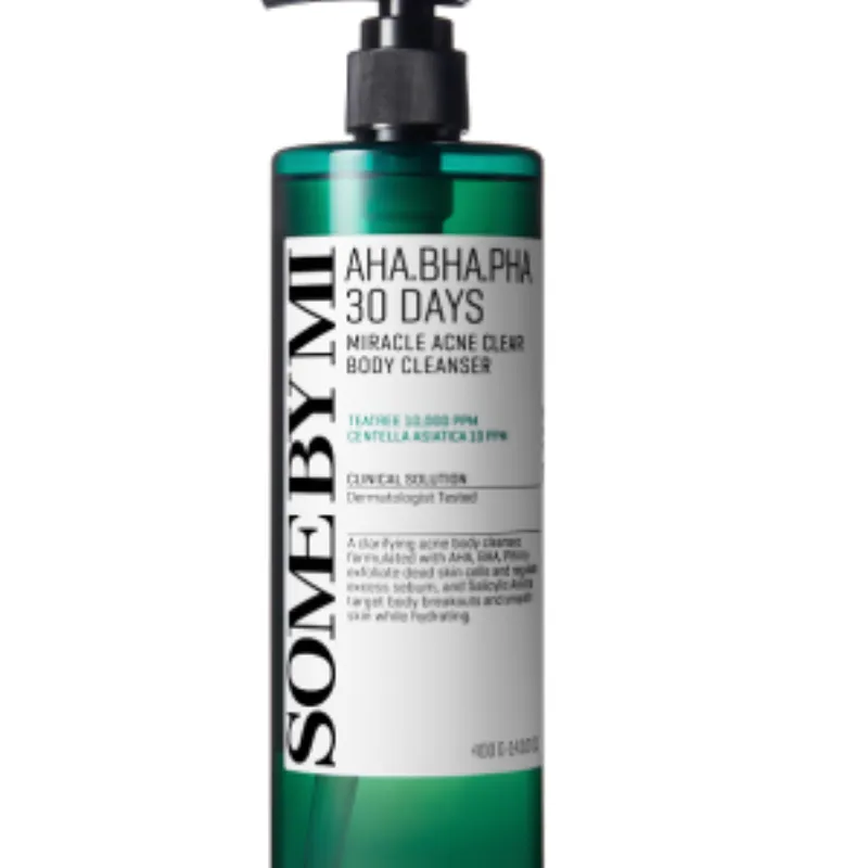SOME BY MI AHA-BHA-PHA 30 DAYS MIRACLE ACNE CLEAR BODY CLEANSER 400ML –  | Parasativa Maroc