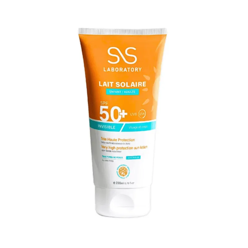 SS Laboratory Lait Solaire Invisible Spf50+ 150ml –  | Parasativa Maroc