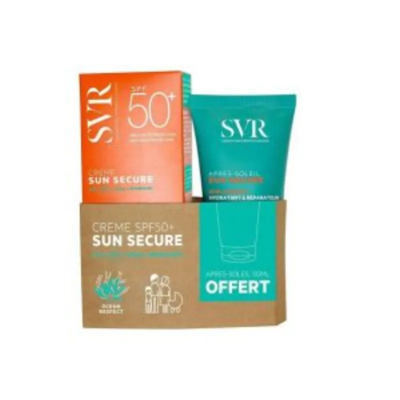 SVR ECRAN SUN SECURE CREME SPF 50ML = LAIT APRES SOLEIL 50ML OFFERT –  | Parasativa Maroc