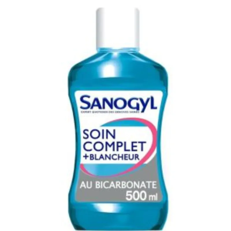 Sanogyl Bain de Bouche Soin Complet +Blancheur 500ml –  | Parasativa Maroc