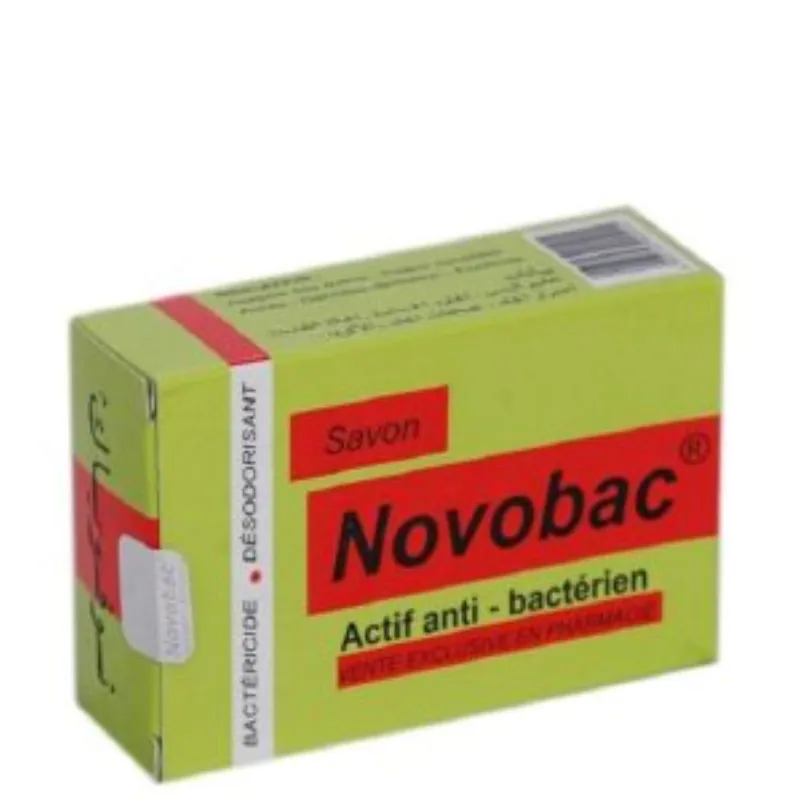 Novobac Savon Actif Anti Bactérien 100G –  | Parasativa Maroc