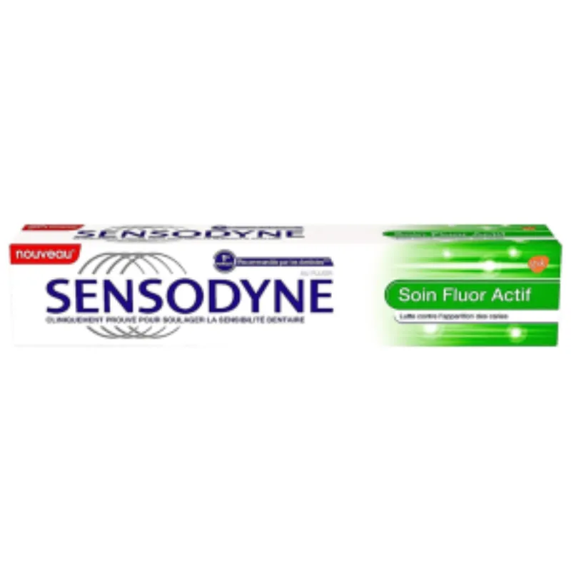Sensodyne Dentifrice soin Fluor Actif 75ml –  | Parasativa Maroc