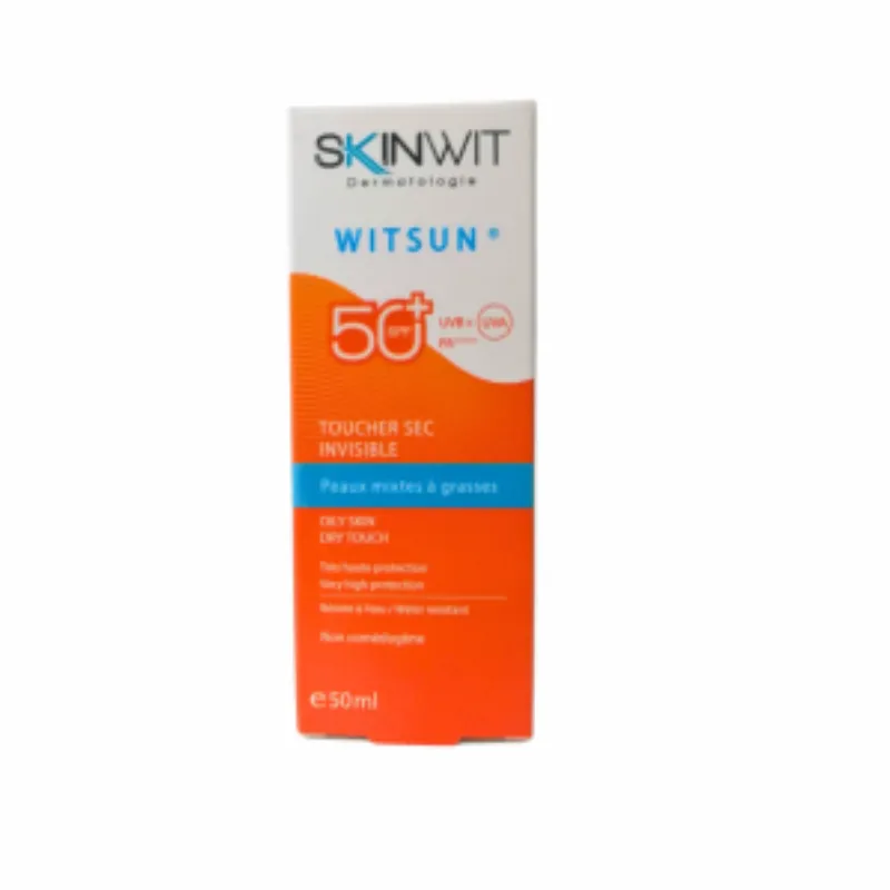 Skinwit Witsun Toucher Sec invisible Peaux mixtes a grasses spf50+ 50ml –  | Parasativa Maroc