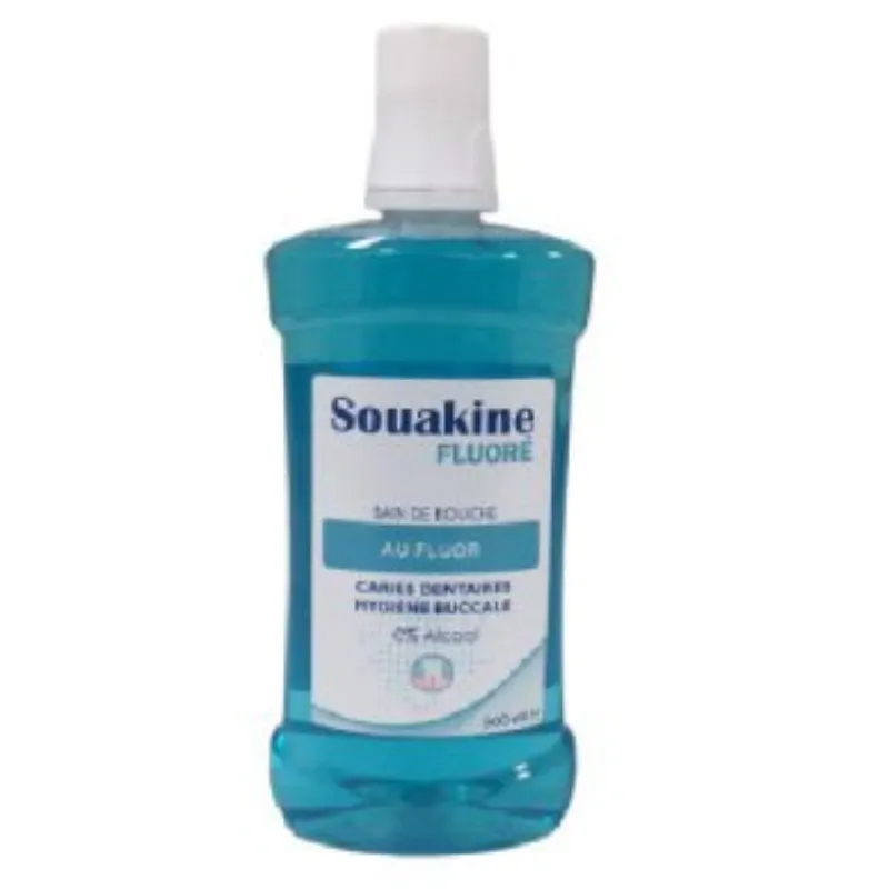 SOUAKINE BAIN DE BOUCHE FLUOREE 500ML –  | Parasativa Maroc