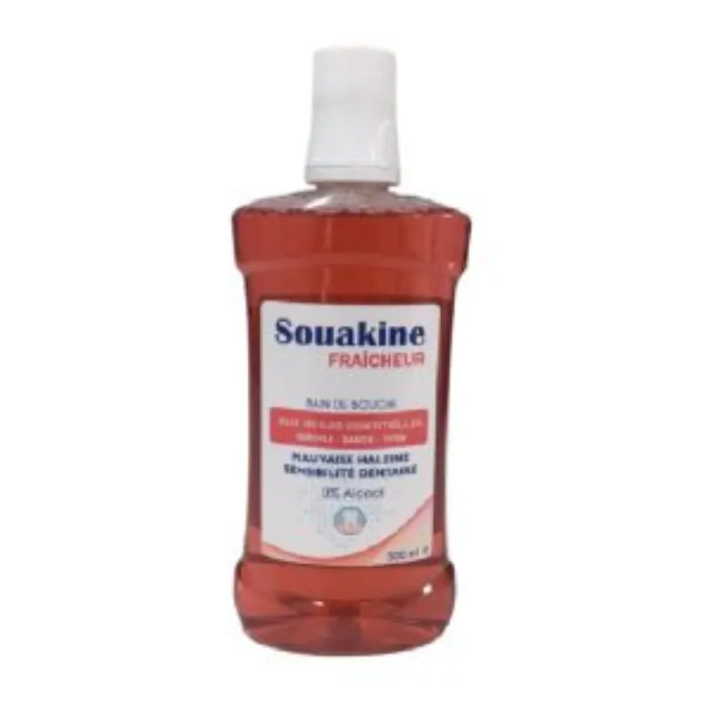 SOUAKINE BAIN DE BOUCHE AUX HUILES ESSENTIELS 500ML –  | Parasativa Maroc