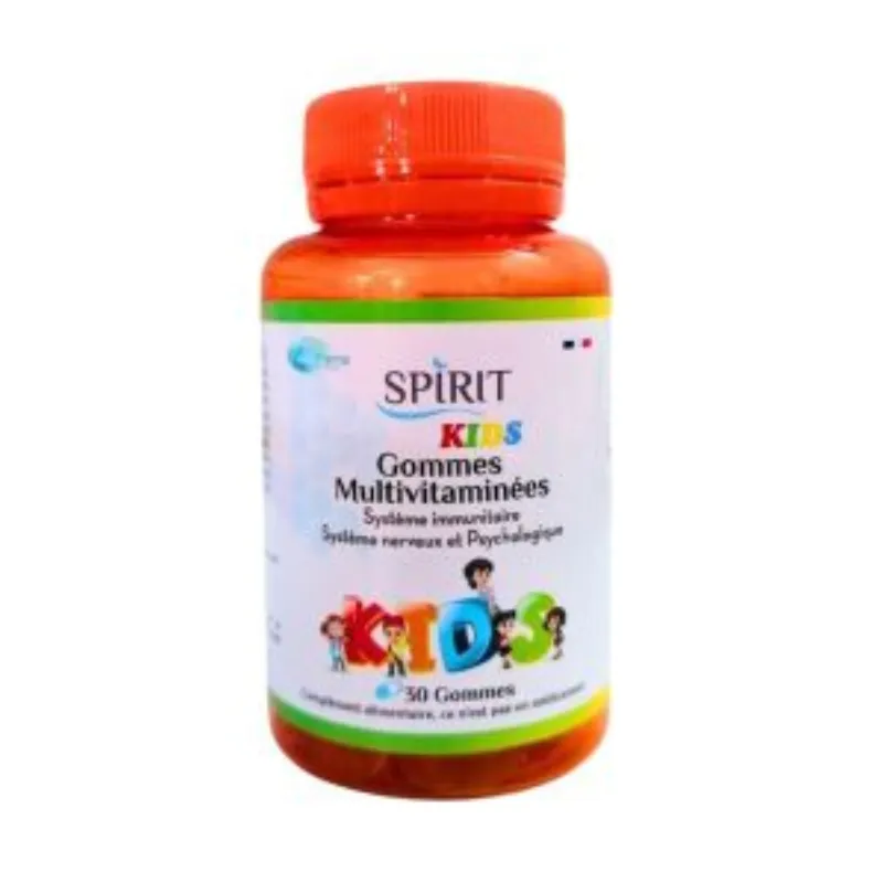 Spirit Kids Gommes Multivitaminees 30 Gommes –  | Parasativa Maroc