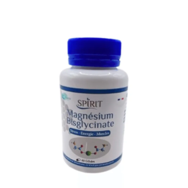 Spirit Magnesium Bisglycinate 60Gelules –  | Parasativa Maroc