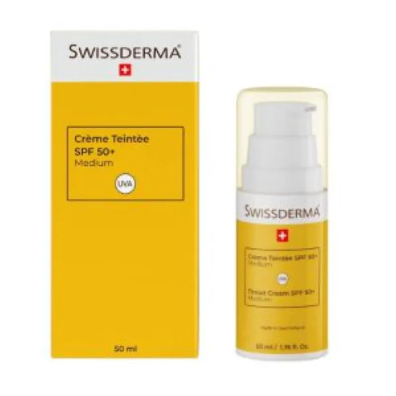 Swissderma Ecran Teinte Medium spf50+ 50ml –  | Parasativa Maroc