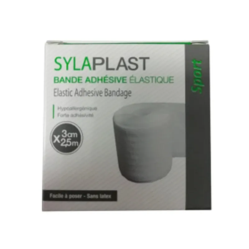 Sylaplast Sport Bande Adhesive Elastique 3cm x 2.5m –  | Parasativa Maroc