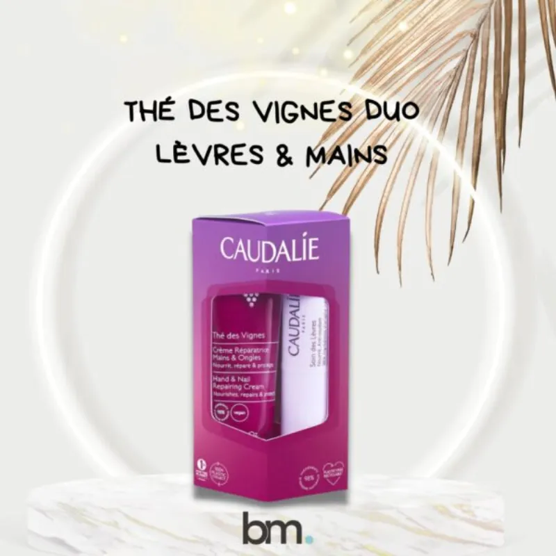 CAUDALIE THE DES VIGNES DUO LÈVRES ET MAINS –  | Parasativa Maroc
