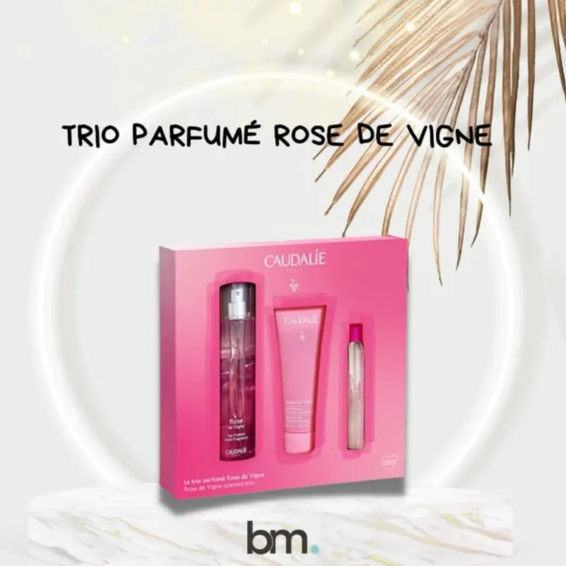 CAUDALIE ROSE DE VIGNE TRIO PARFUMÉ –  | Parasativa Maroc
