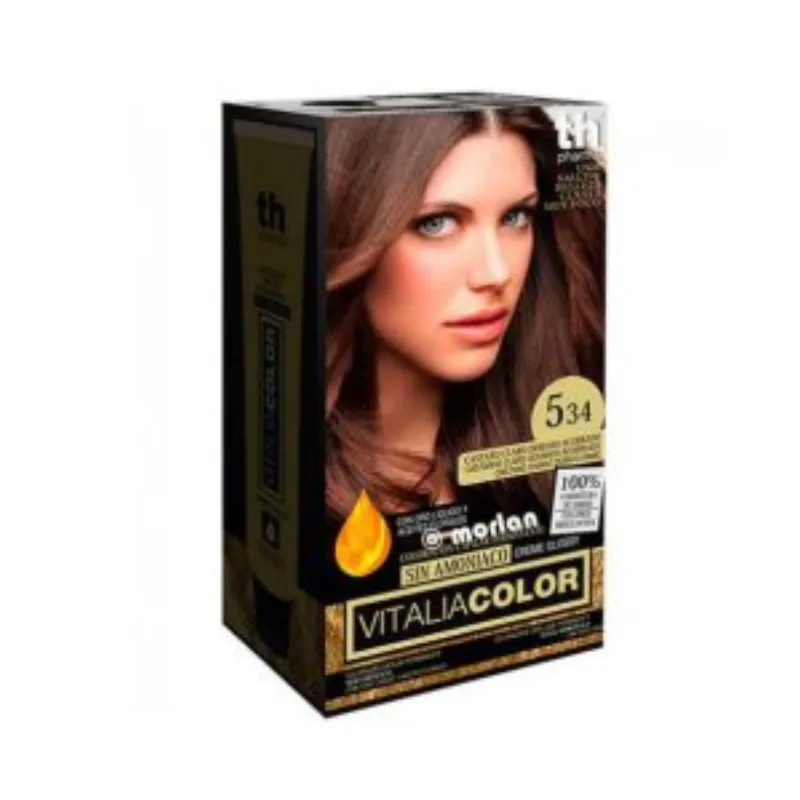 Th-Vitalia Color N° 5.34 Chatain Claire Dore Cuivre –  | Parasativa Maroc