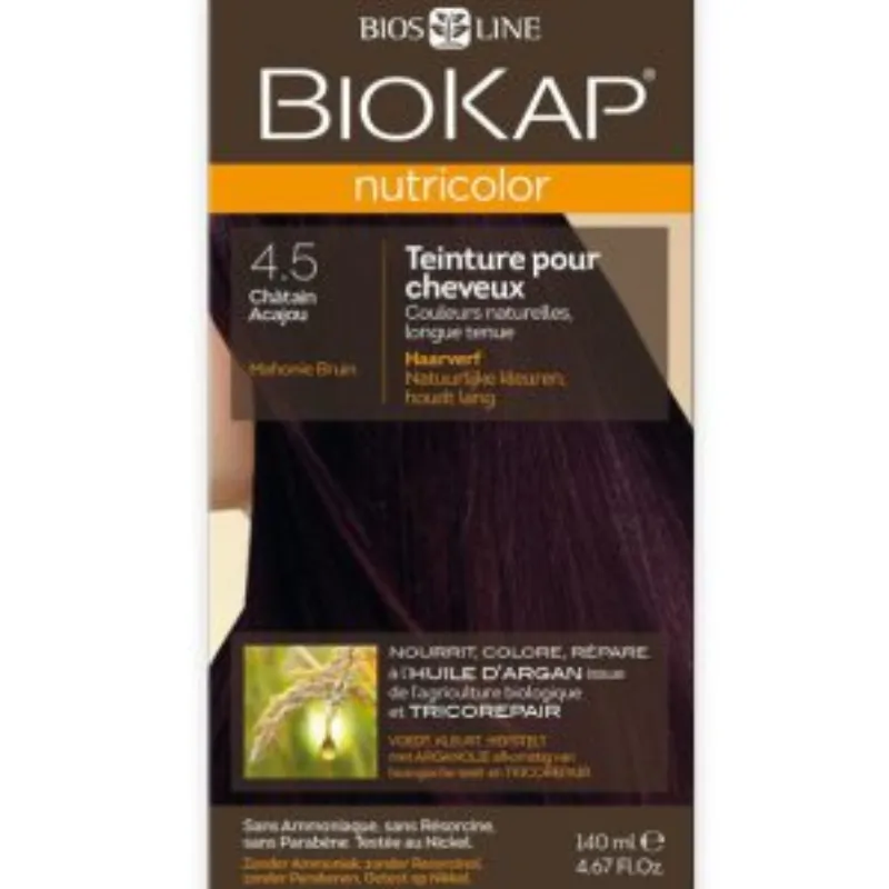 Biokap – Nutricolor 4.5 Châtain acajou –  | Parasativa Maroc