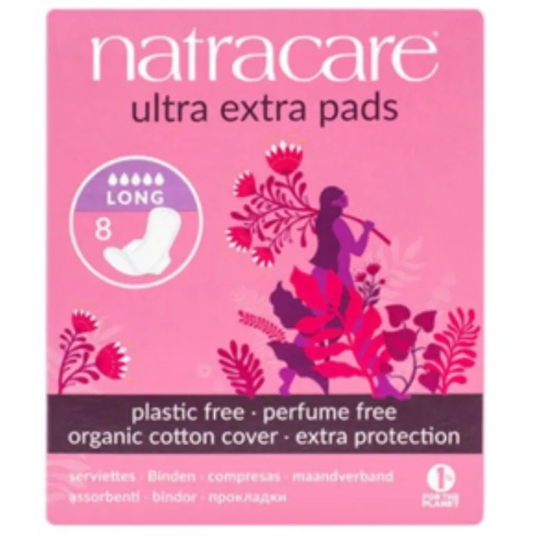 NATRACARE SERVIETTE ULTRA EXTRA LONG 8 Unités –  | Parasativa Maroc