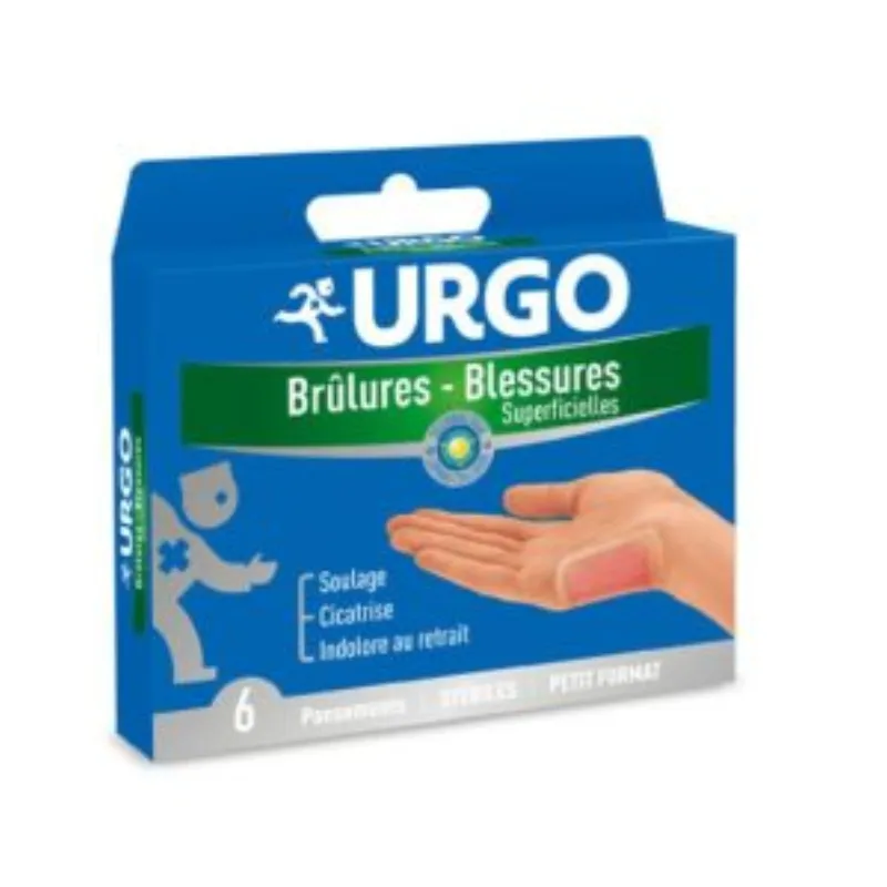 Urgo Brulures Pansement Extensible 6 Pieces –  | Parasativa Maroc