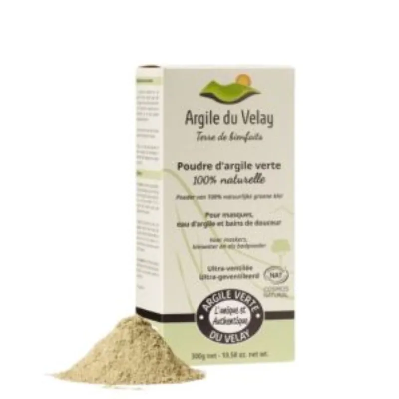 VELAY POUDRE D’ARGILE VERTE 300G –  | Parasativa Maroc