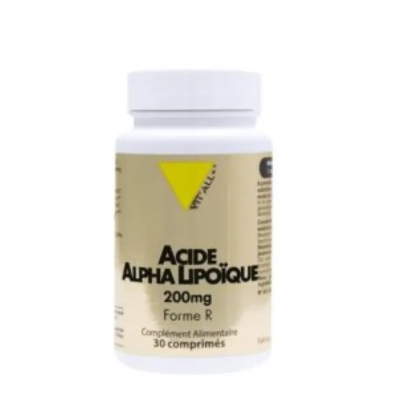 VITALL PLUS ACIDE ALPHA LIPOIQUE 200MG 30 COMPRIMES –  | Parasativa Maroc
