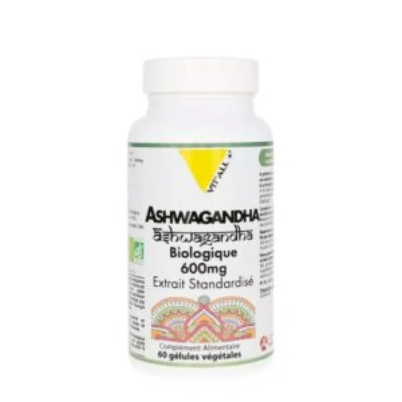 VITALL PLUS ASHWAGANDHA BIO 600mg –  | Parasativa Maroc
