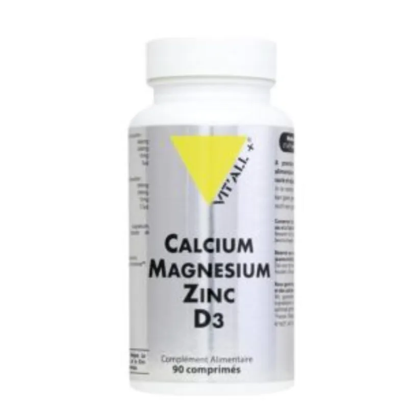 VITALL PLUS CALCIUM MAGNESIUM ZINC D3 90 COMPRIMES –  | Parasativa Maroc