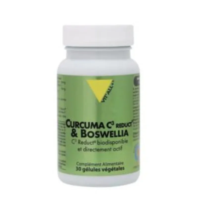 VITALL PLUS CURCUMA C3 REDUCT & BOSWELLIA 30 GELULES –  | Parasativa Maroc