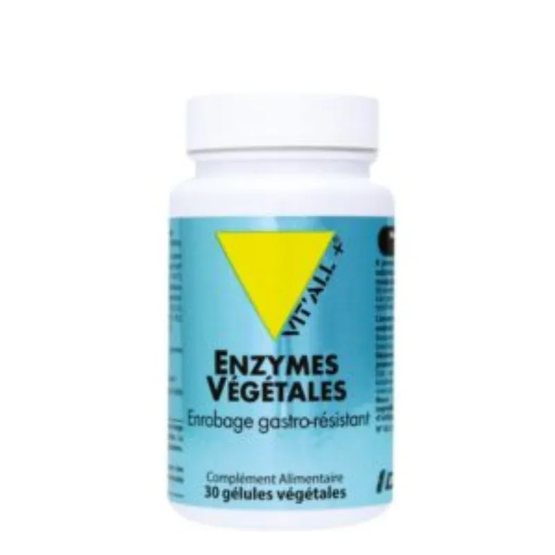 VITALL PLUS ENZYMES VEGETALES 30 GELULES –  | Parasativa Maroc