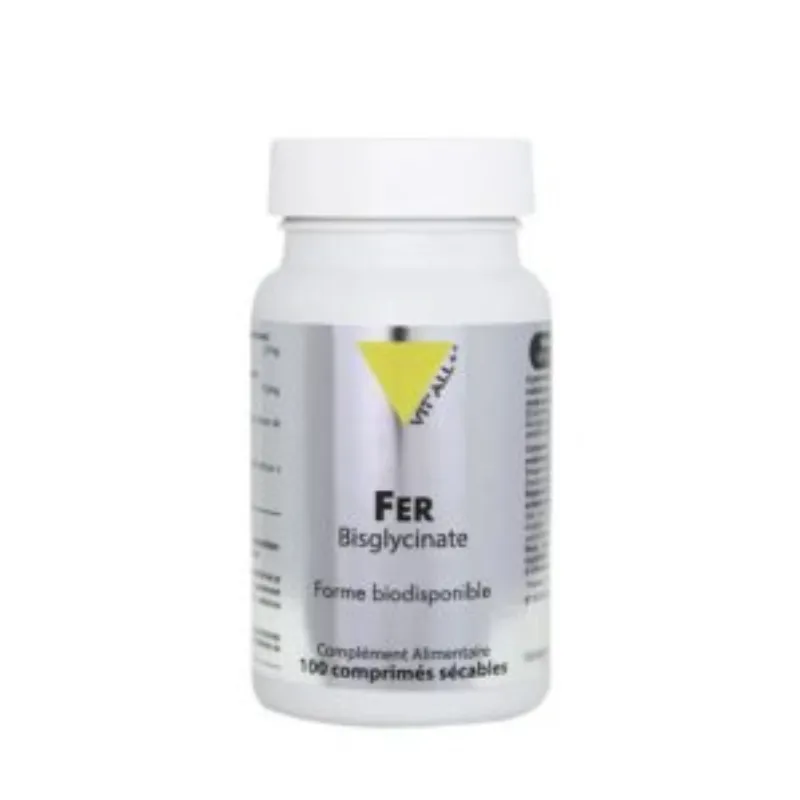 VITALL PLUS FER BISGLYCINATE 27MG 100 CAPSULES –  | Parasativa Maroc