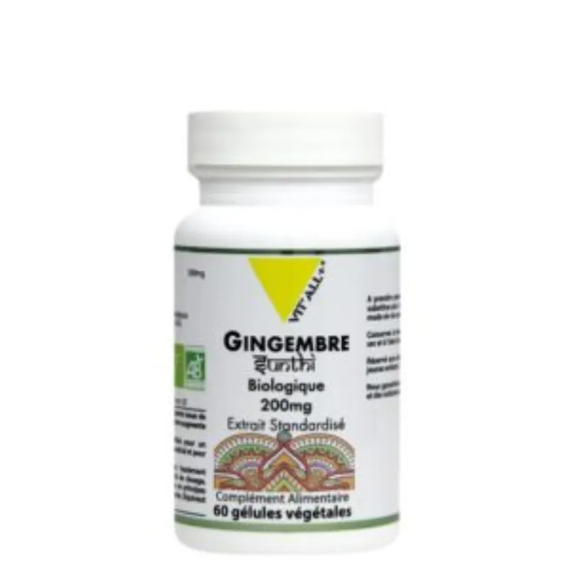 VITALL PLUS GINGEMBRE 200MG 60 GELULES –  | Parasativa Maroc