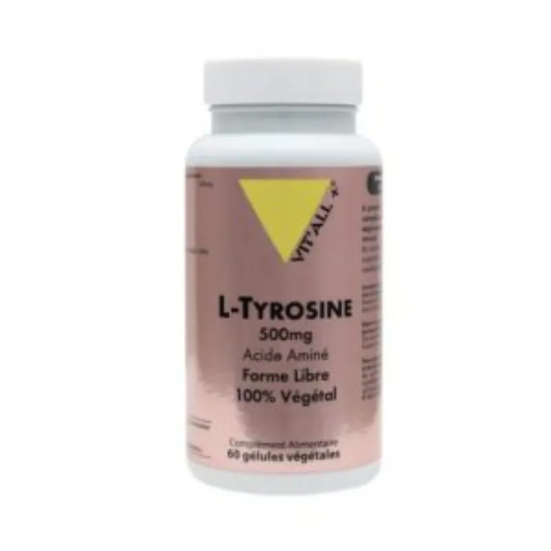 VITALL PLUS L-TYROSINE 500MG 60 GELULES –  | Parasativa Maroc