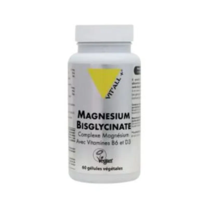 VITALL PLUS MAGNESIUM BISGLYCINATE 60 GELULES –  | Parasativa Maroc
