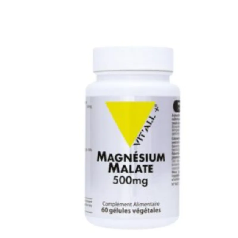 VITALL PLUS MAGNESIUM MALATE 500MG 60 GELULES –  | Parasativa Maroc