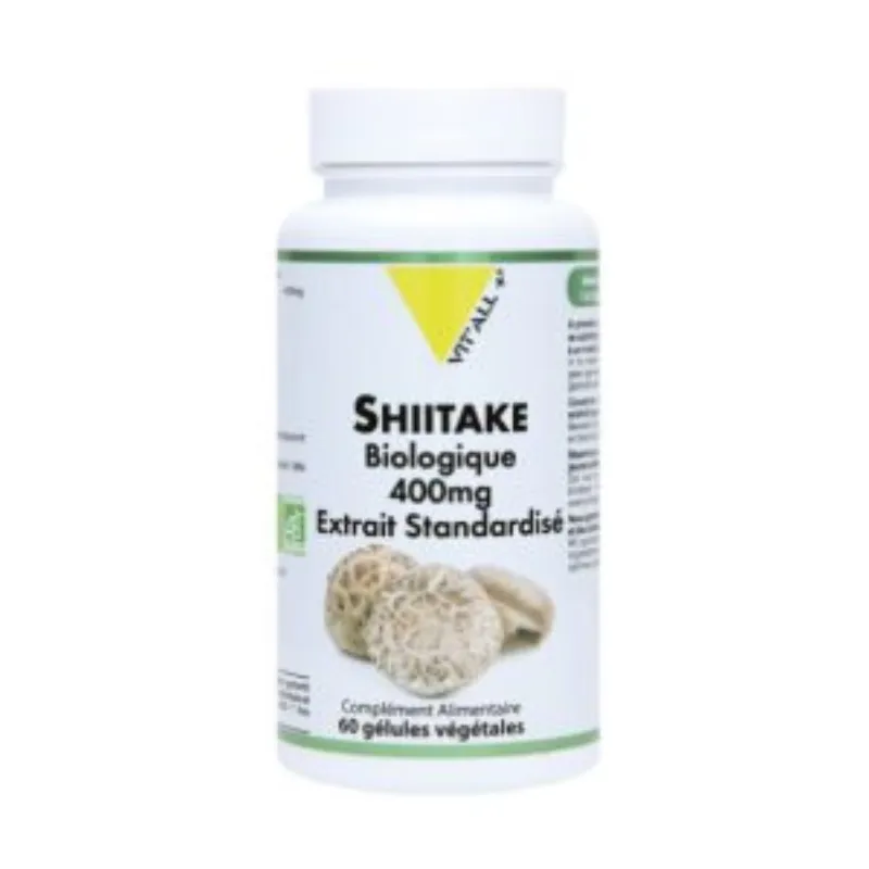 VITALL PLUS SHIITAKE BIO 400MG –  | Parasativa Maroc